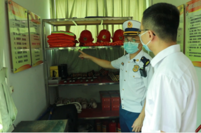 江門消防開展開學前校園消防安全檢查